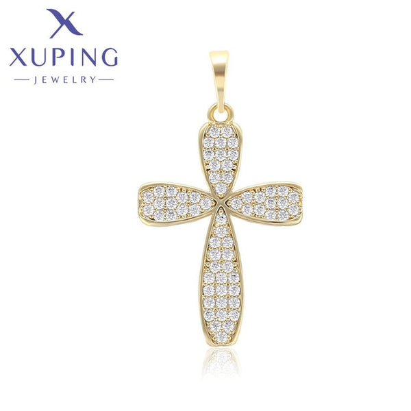 xuping Mode schlicht 14K Gold Farbe pendant