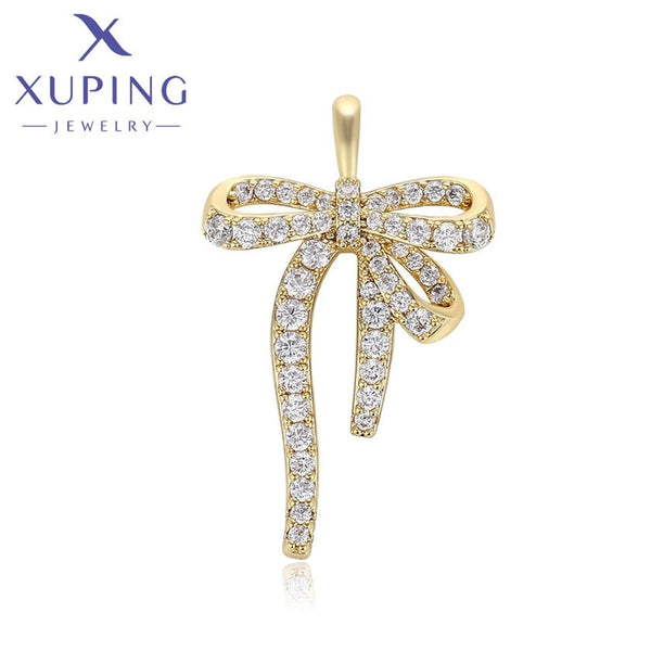 xuping Mode schlicht 14K Gold Farbe pendant