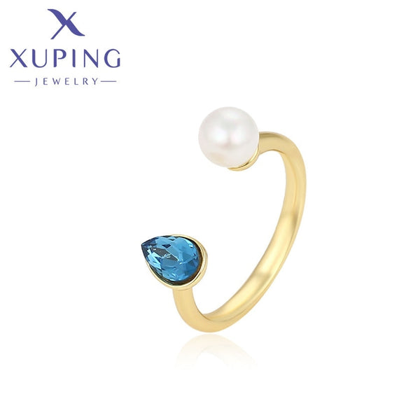 xuping elegant 14K gold color ring
