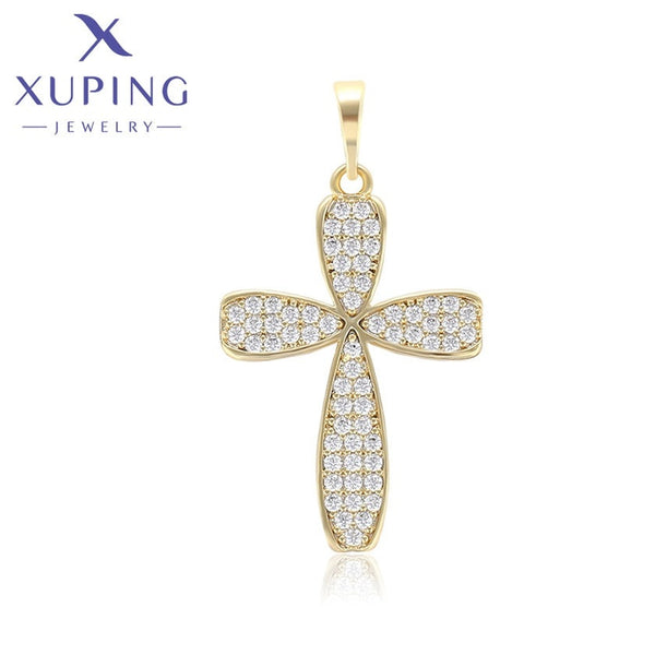 xuping fashion simple 14K gold color pendant
