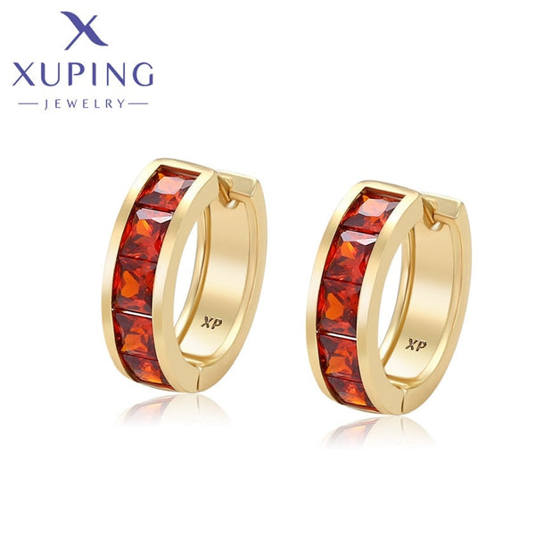 xuping fashion elegant 14K gold color earring
