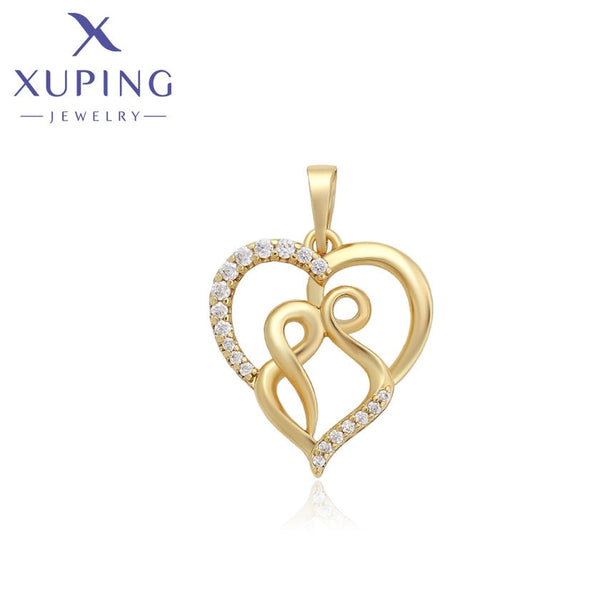 xuping Mode love 14K Gold Farbe pendant