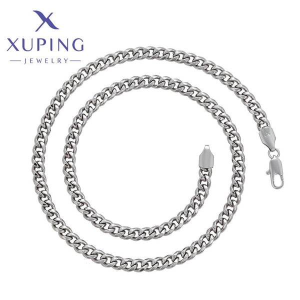 xuping elegant platinum plated necklace