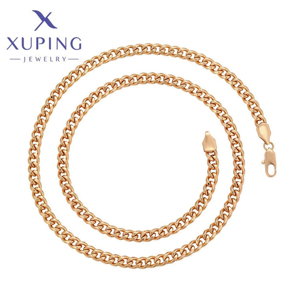 xuping Mode elegant 18K Gold Farbe Halskette