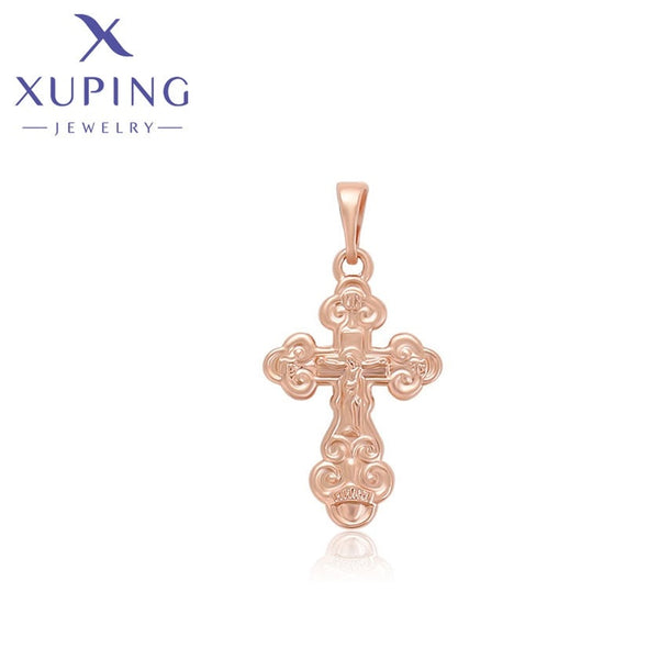 xuping fashion simple rose gold color pendant