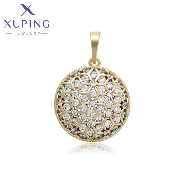 xuping fashion simple 14K gold color pendant