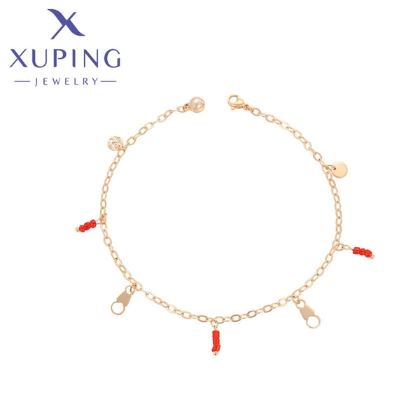 xuping fashion elegant 18K gold color anklet