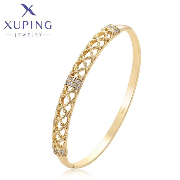 xuping Mode schlicht 14K Gold Farbe bangle