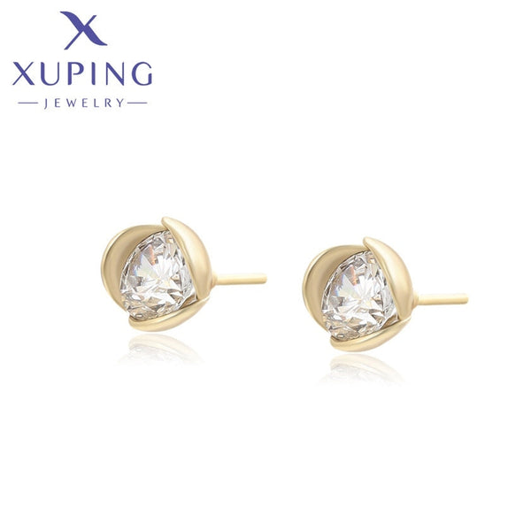 xuping fashion elegant 14K gold color earring