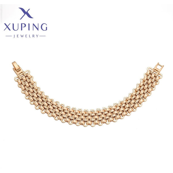 xuping Mode schlicht 18K Gold Farbe Armband