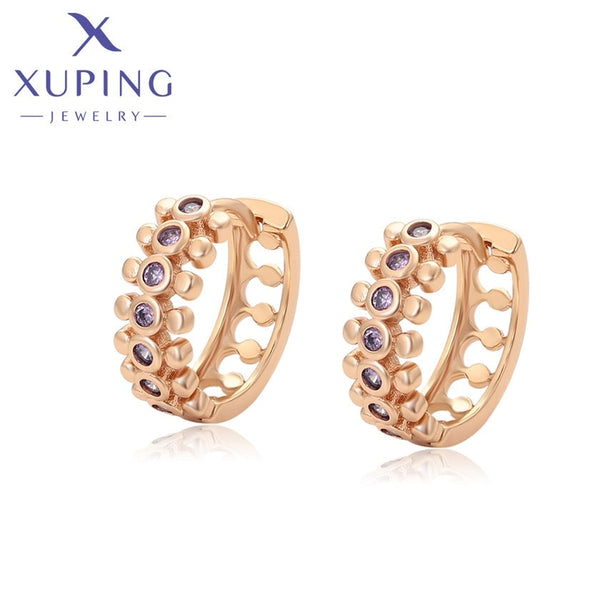 xuping fashion elegant 18K gold color earring