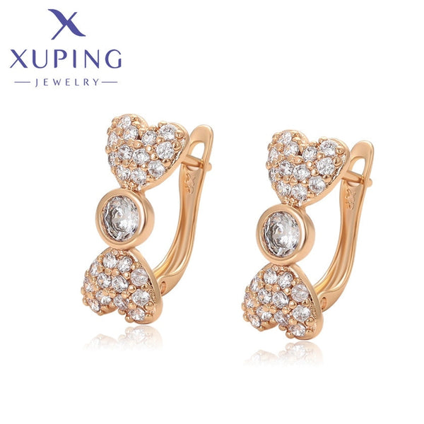 xuping fashion simple 18K gold color earring