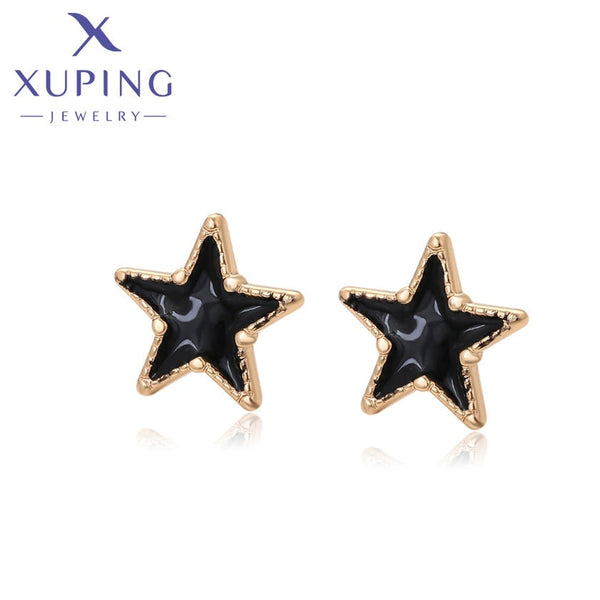 xuping fashion simple 18K gold color earring