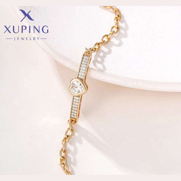 xuping elegant love 18K gold color bracelet