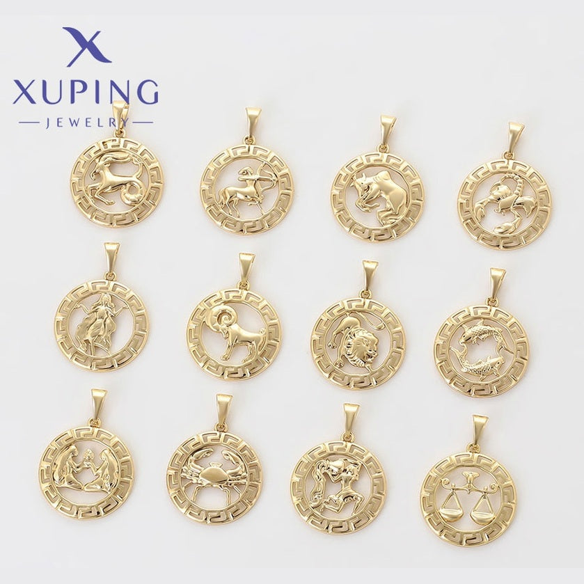 xuping elegant 14k Gold Farbe pendant