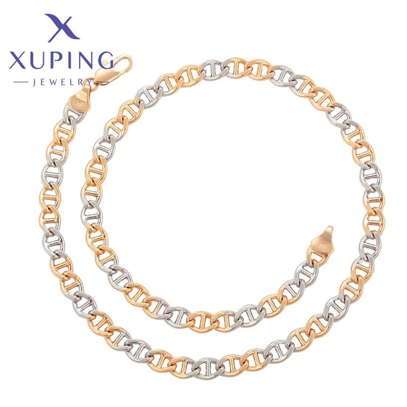 xuping Mode schlicht Multicolor Halskette