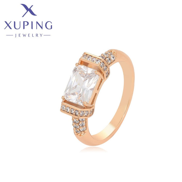 xuping Mode schlicht 18K Gold Farbe set Ring