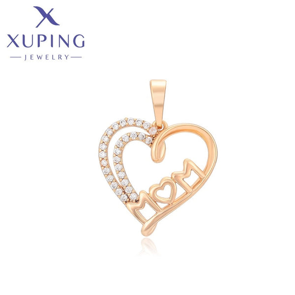 xuping Mode schlicht 18K Gold Farbe pendant