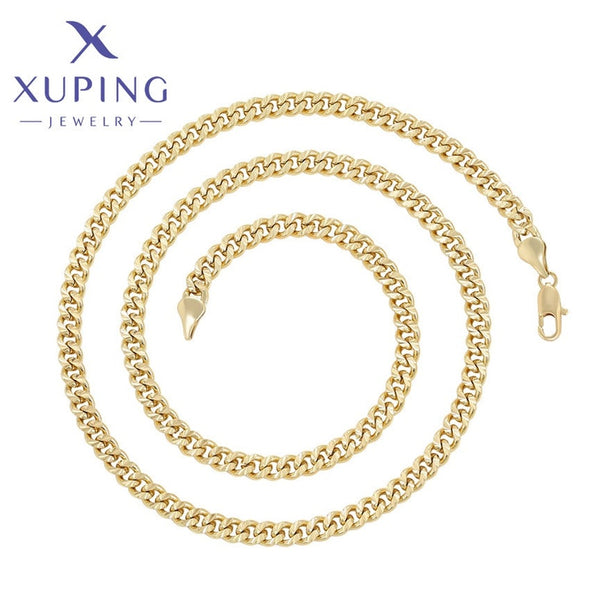 xuping Mode 14K Gold Farbe Halskette
