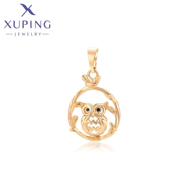 xuping fashion simple 18K gold color pendant
