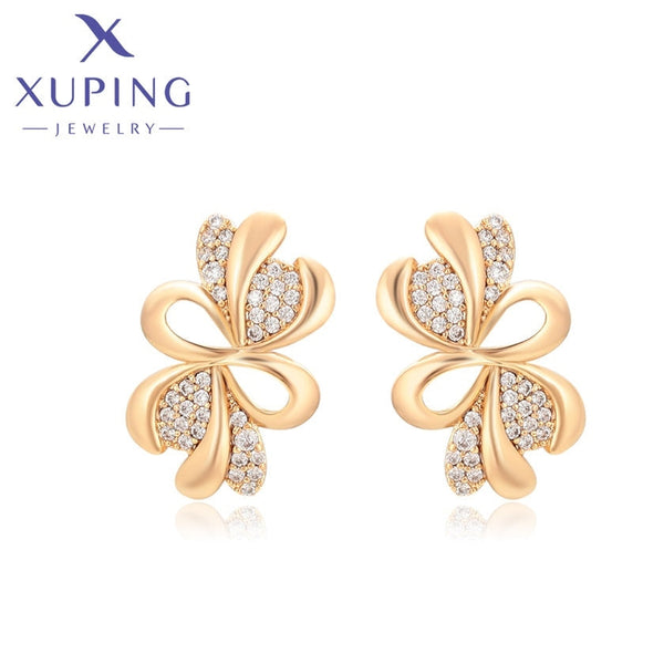 xuping elegant 18K gold color earring