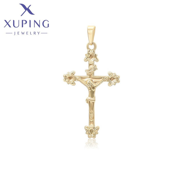 xuping fashion simple 14K gold color pendant