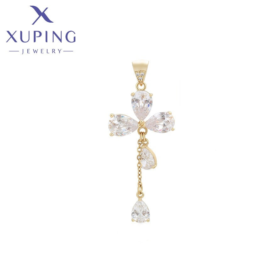 xuping Mode elegant 14K Gold Farbe pendant