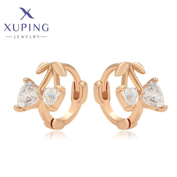xuping Mode elegant 18K Gold Farbe Ohrringe