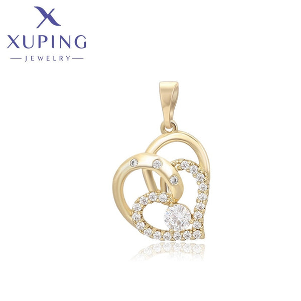xuping fashion simple 14K gold color pendant