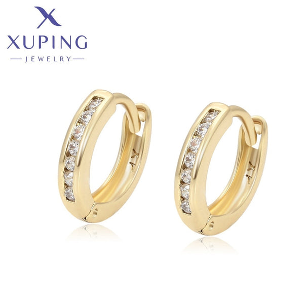 xuping fashion elegant 14K gold color earring