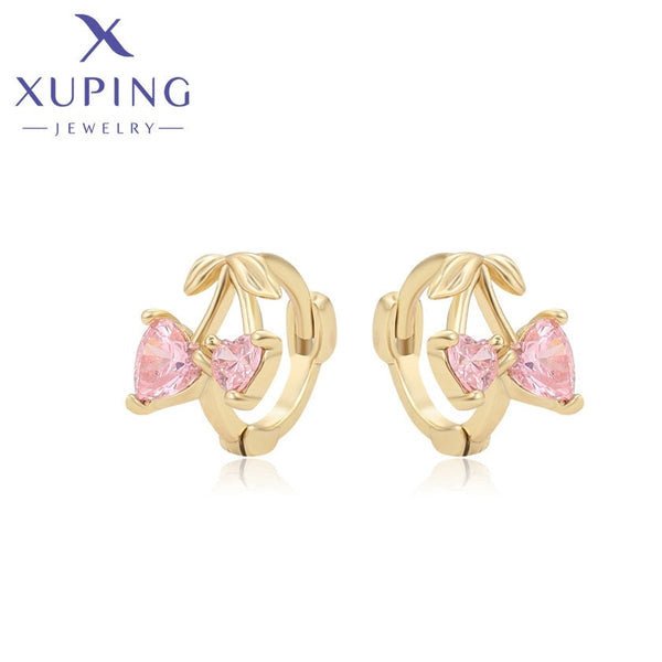 xuping fashion elegant 14K gold color earring