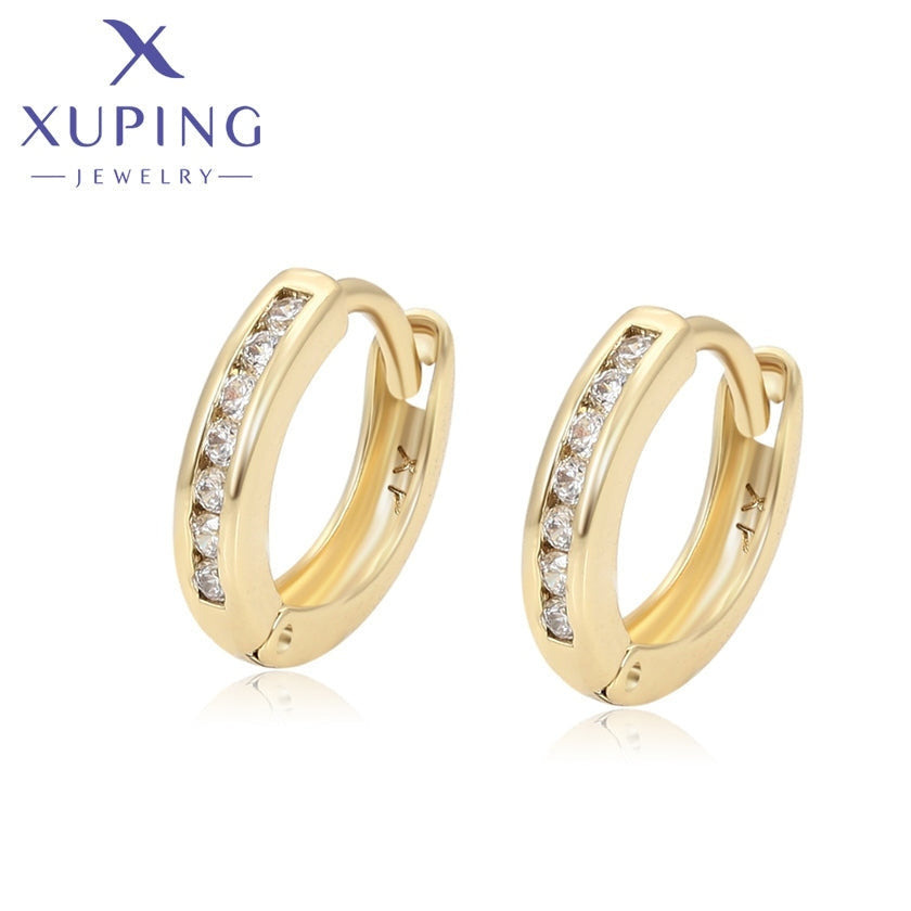xuping Mode elegant 14K Gold Farbe Ohrringe