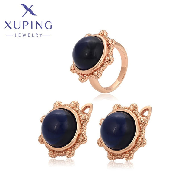 xuping fashion rose gold color set