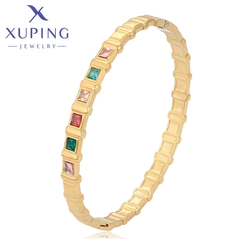 xuping Mode schlicht 14K Gold Farbe bangle