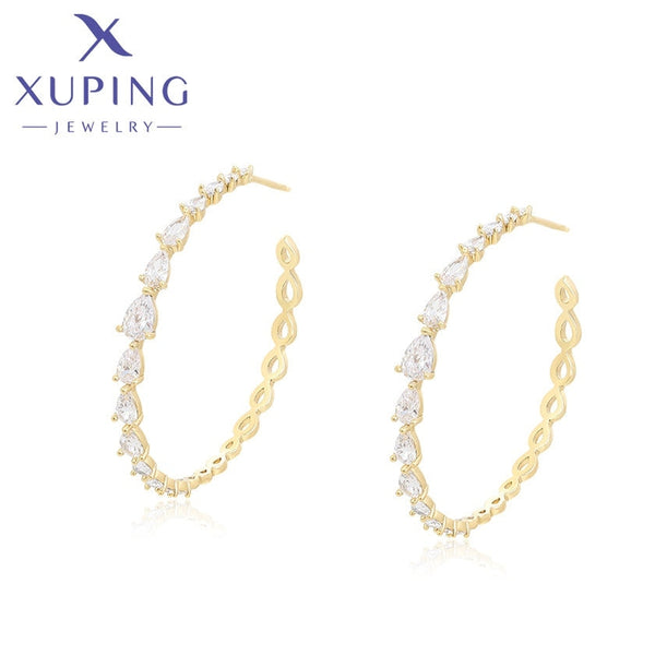 xuping Mode 14K Gold Farbe Ohrringe