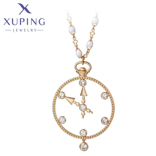 xuping Mode schlicht Halskette