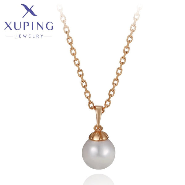 xuping Mode schlicht Halskette