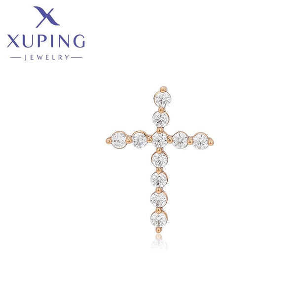 xuping fashion cross 18K gold color pendant
