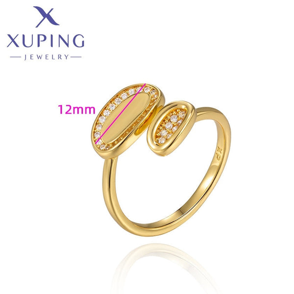 xuping fashion 24K gold color ring EU restricted sale
