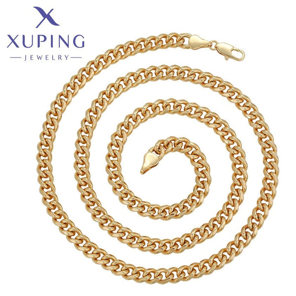 xuping Mode 14K Gold Farbe Halskette