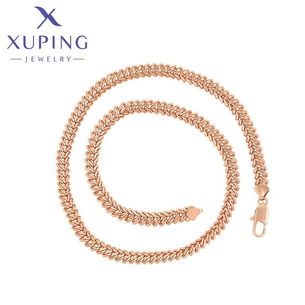 xuping Mode schlicht Halskette