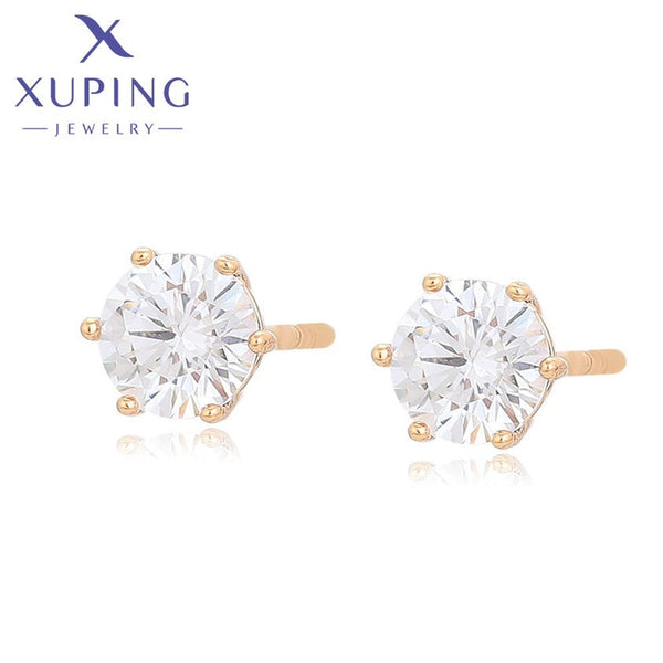 xuping Mode roundstone 6mm Ohrringe