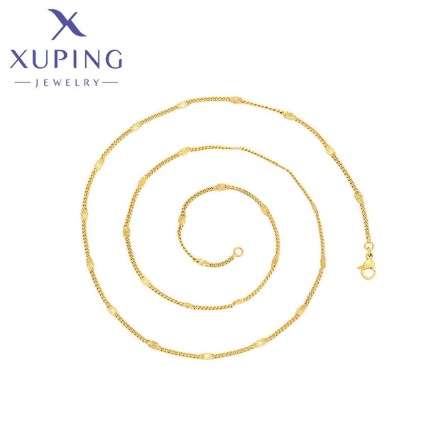 xuping 24K Gold Farbe small Halskette
