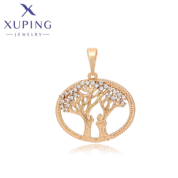 xuping Mode schlicht 18K Gold Farbe pendant