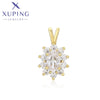 xuping Mode schlicht 14K Gold Farbe pendant