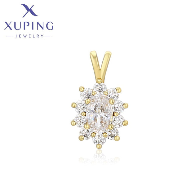 xuping Mode schlicht 14K Gold Farbe pendant