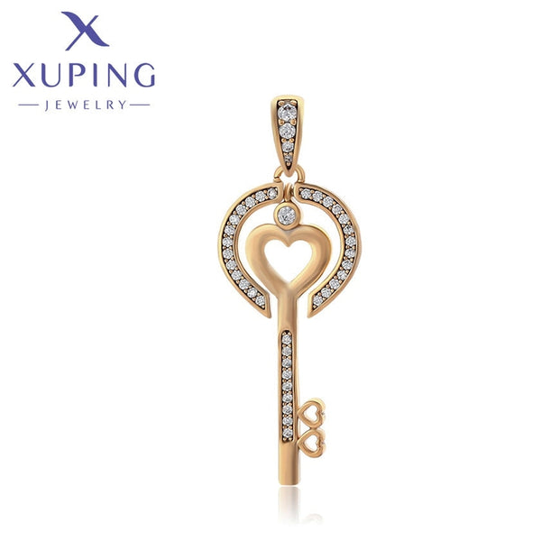 xuping fashion simple 18K gold color pendant
