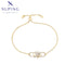 Feines vergoldetes Armband mit Zirkonia-Detail #X000701963-24CM