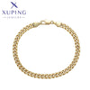 xuping Mode schlicht 14K Gold Farbe Armband