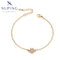 Filigranes Gliederarmband mit Blumen-Zirkonia #X000966107-175CM